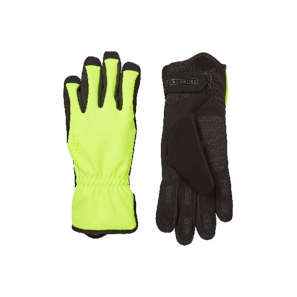 Foto van SealSkinz Bodham All weather fietshandschoenen neon geel/zwart