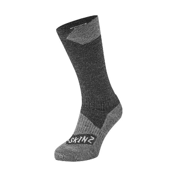 Foto van SealSkinz Raynham waterpoof mid lenght sock black XL