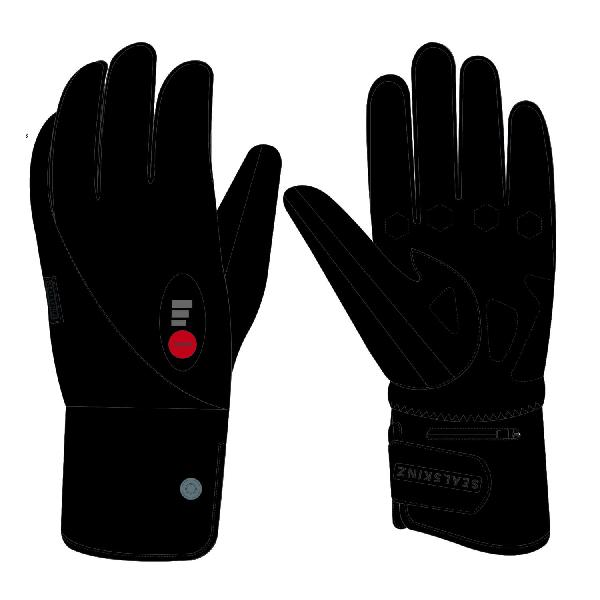 Foto van SealSkinz Upwell Cold weather verwarmde fietshandschoenen zwart L