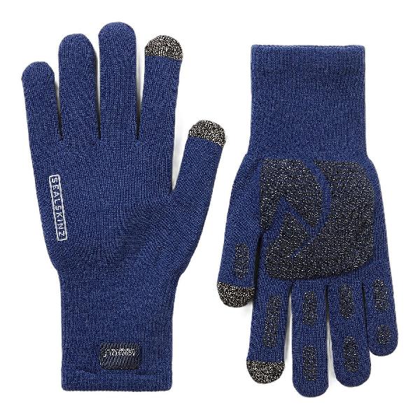 Foto van Sealskinz Anmer fietshandschoenen blauw unisex