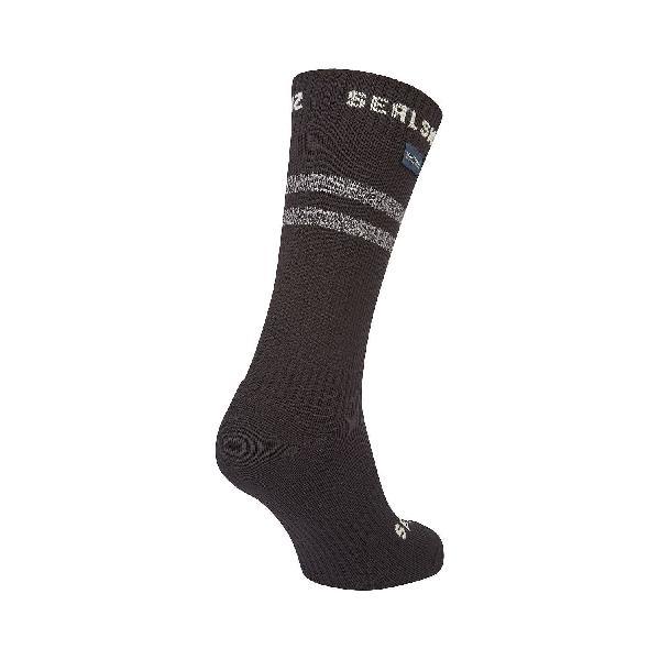 Foto van Sealskinz Runton Cold weather mid fietssok met Hydrostop black unisex