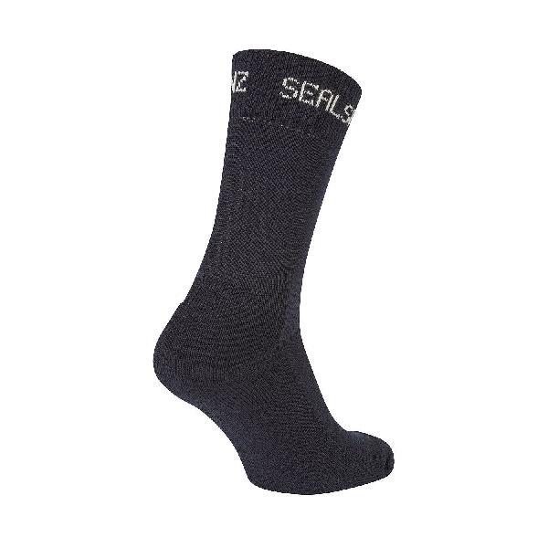 Foto van Sealskinz Suffield Solo Merino fietssok navy unisex