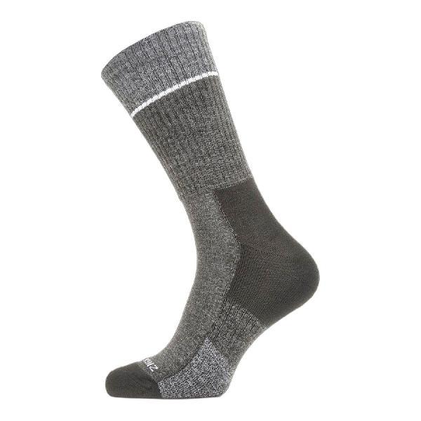 Foto van Sealskinz Thurton fietssokken zwart/grijs unisex