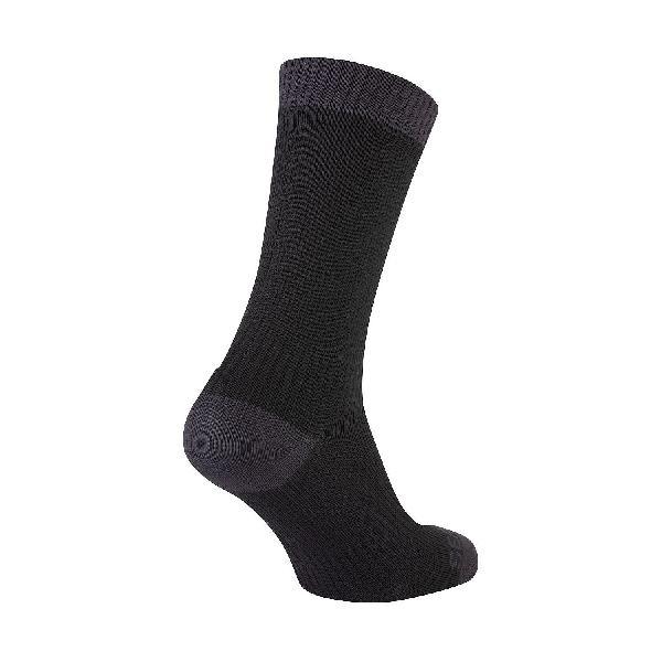 Foto van Sealskinz Wiveton waterproof mid length fietssok zwart unisex