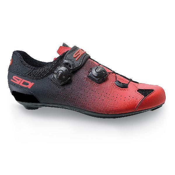 Foto van Sidi Genius 10 race fietsschoenen red/black heren