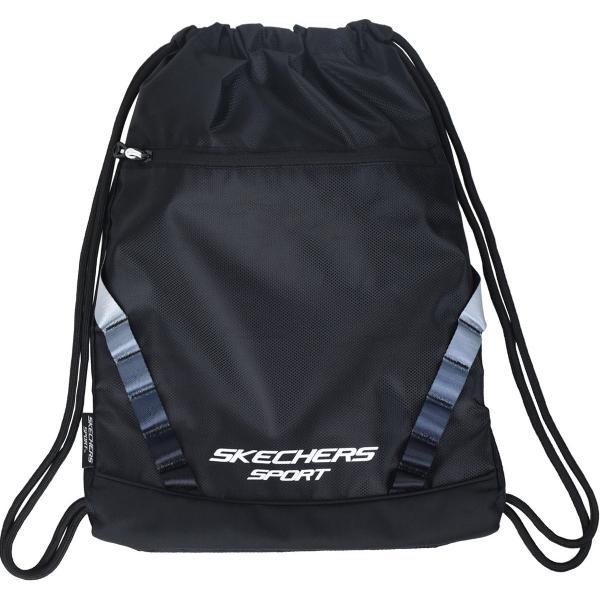 Foto van Skechers Vista Cinch Bag SKCH7635-BLK, Unisex, Zwart, Sporttas, maat: One size