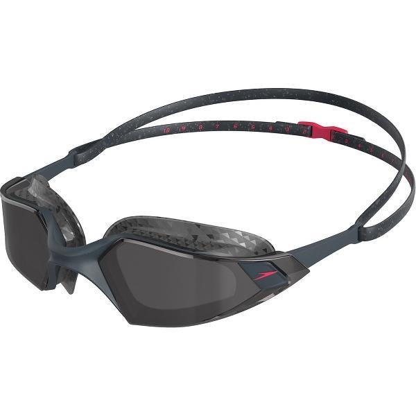 Foto van Speedo Aquapulse Pro Grijs/Rood Unisex Zwembril - Maat One Size