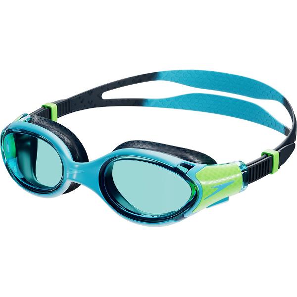 Foto van Speedo Biofuse 2.0 Junior Blauw/Groen Unisex Zwembril - Maat One Size