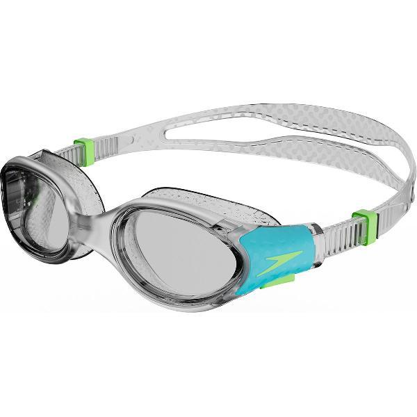 Foto van Speedo Biofuse 2.0 Junior Transparant/Blauw Unisex Zwembril - Maat One Size