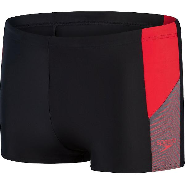 Foto van Speedo Dive Aquashort Zwart/Rood Heren Sportzwembroek - Maat 7