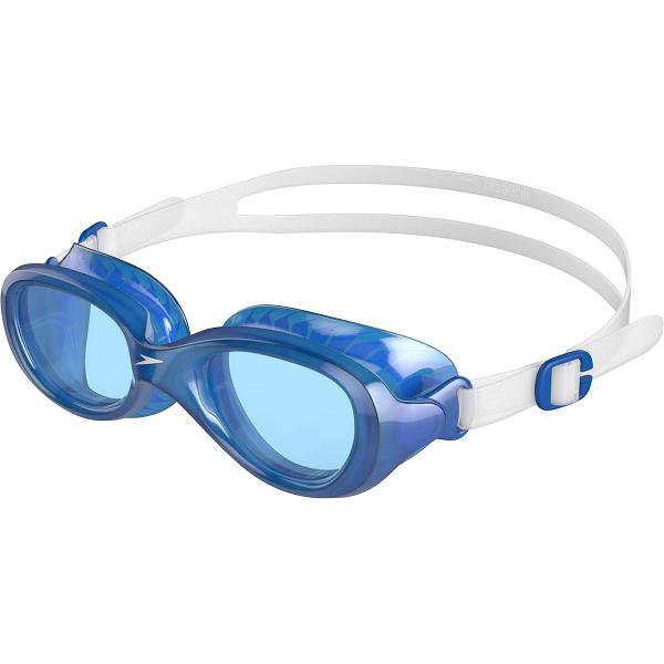 Foto van Speedo Futura Classic Junior Clear/Blauw Unisex Zwembril - Maat One Size