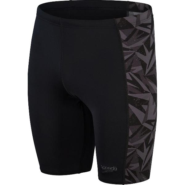 Foto van Speedo Hyper Boom Panel Jammer Zwart/Grijs Heren Sportzwembroek - Maat 8