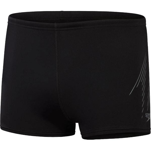 Foto van Speedo Hyper Boom Placement Aquashort Zwart/Grijs Heren Sportzwembroek - Maat 5