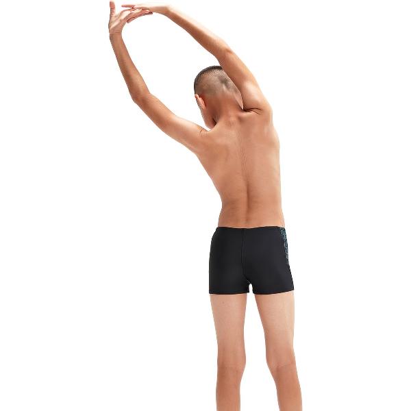 Foto van Speedo Hyper Boom Splice Aquashort Jongens - Zwart / Blauw - maat 164