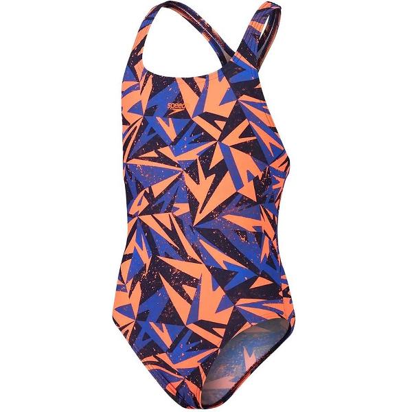 Foto van Speedo Hyperboom Allover Medalist Zwempak Blauw 09-10 Years Meisje