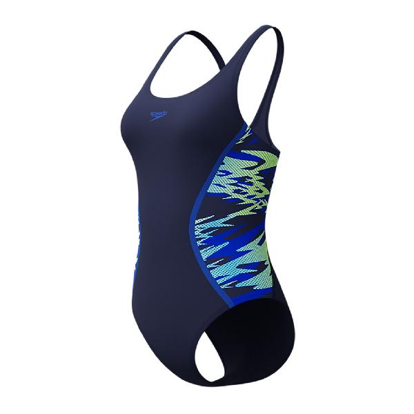 Foto van Speedo Hyperboom Splice Muscleb badpak blauw dames