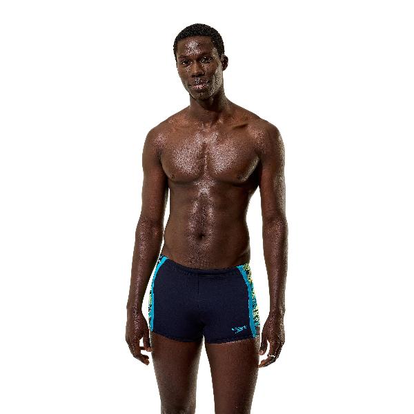 Foto van Speedo Hyperboom Splice zwembroek black/green heren