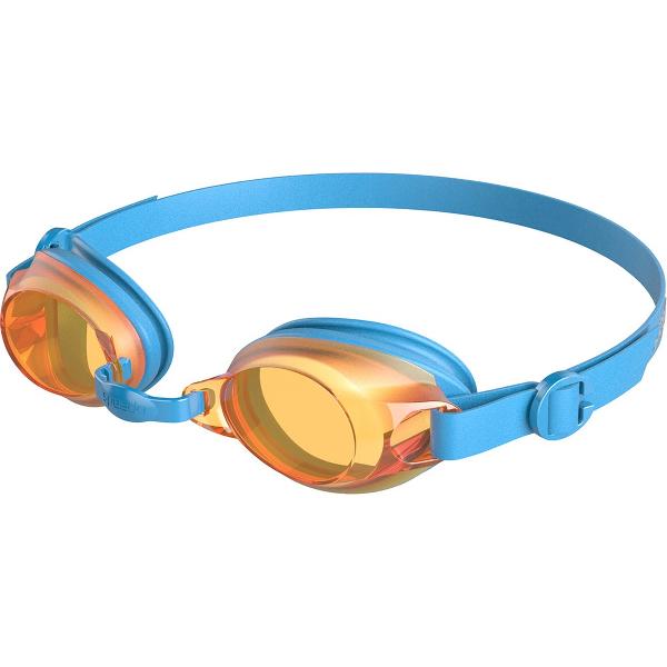 Foto van Speedo Jet Junior Blauw/Oranje Unisex Zwembril - Maat One Size