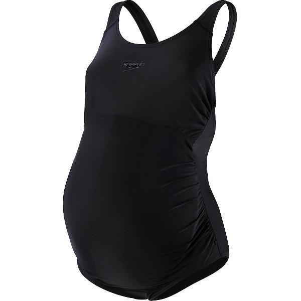 Foto van Speedo Maternity Fitness 1 Piece Zwart Dames Sportbadpak - Maat S