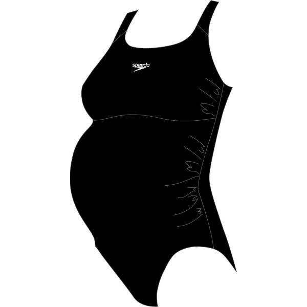 Foto van Speedo Maternity Fitness 1PC Zwart Sportbadpak - Maat S