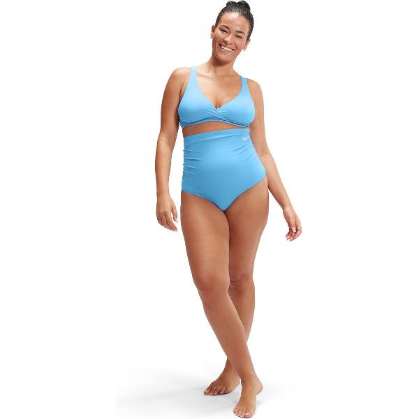 Foto van Speedo Maternity High Waisted 2 Piece Dames - Blauw - Maat XL