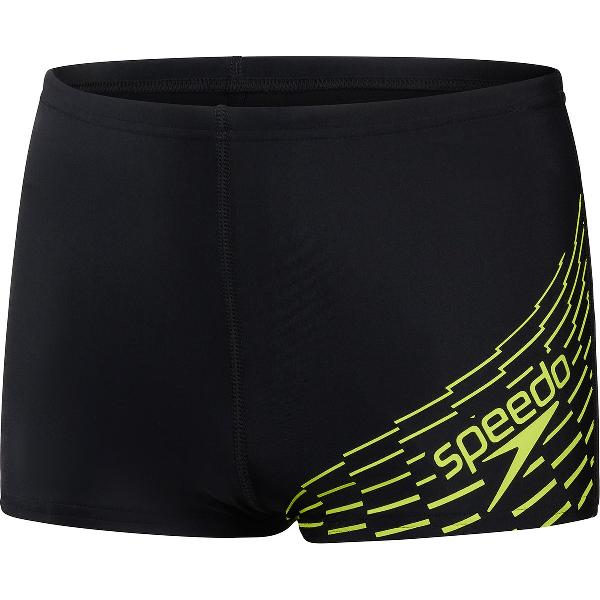 Foto van Speedo Medley Logo Aquashort Jongens - Zwart / Groen - maat 140