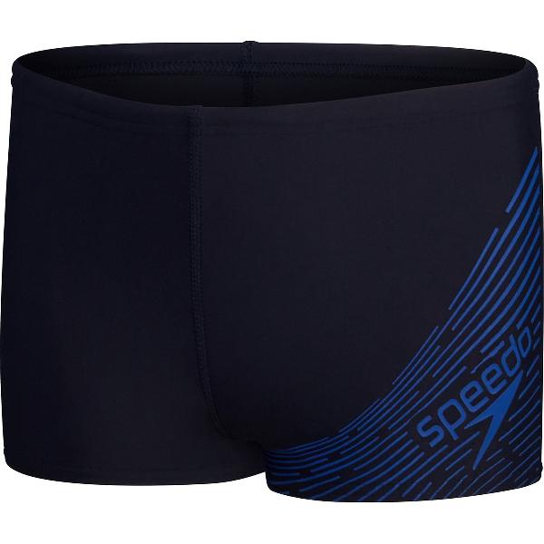 Foto van Speedo Medley Logo Aquashort Marine/Blauw Jongens Sportzwembroek - Maat 152