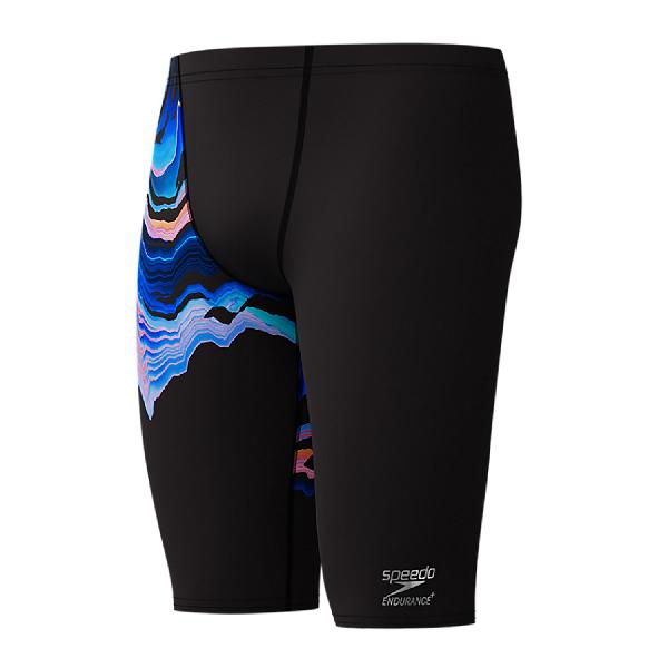 Foto van Speedo Placem Printed jammer zwart/blauw heren