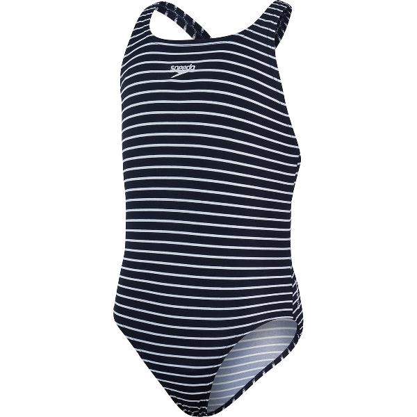 Foto van Speedo Printed+ Medalist Meisjes - Marine / Wit - maat 128