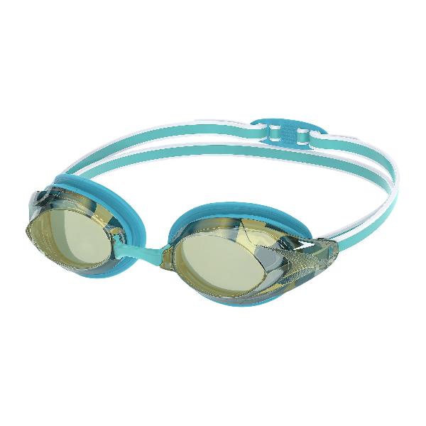Foto van Speedo Vanquisher 3.0 Mirror zwembril blue/gold dames