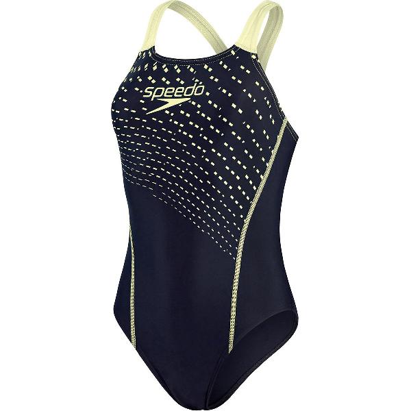 Foto van Speedo Women's Medley Logo Medalist Swimsuit - True Navy/Spritz