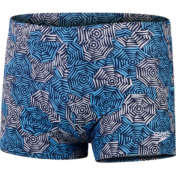 Foto van Speedo aquashort escape print blauw & wit - XXL