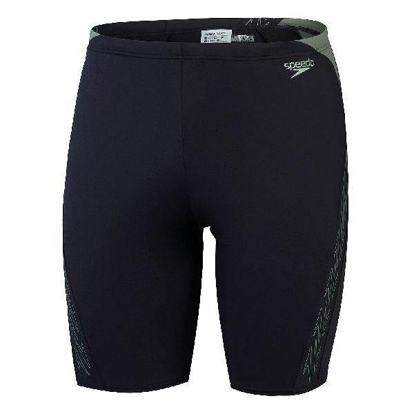 Foto van Speedo eco+ hyperboom splice jammer zwart/groen heren