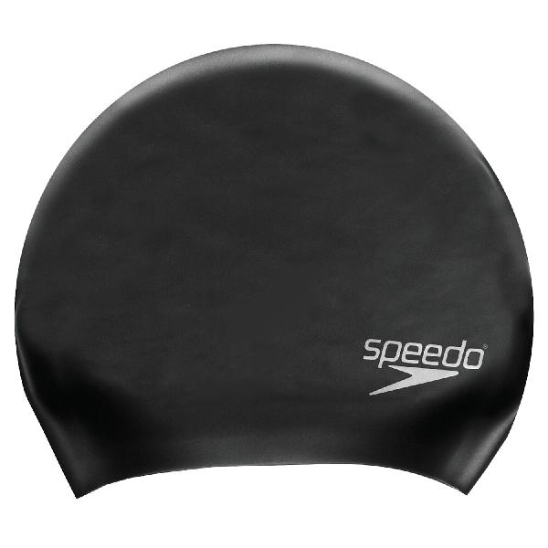 Foto van Speedo long hair silicone badmuts zwart p12