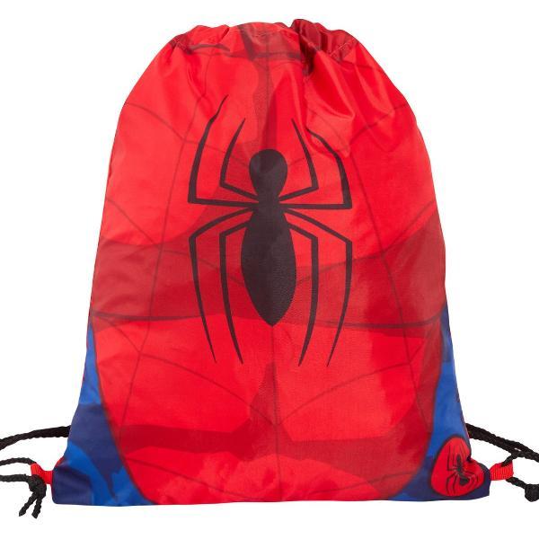 Foto van Spiderman Gymtas met trekkoord Jongens - Marvel - Trainer - Schoolrugzak Voor Kinderen - 31 x 38 cm