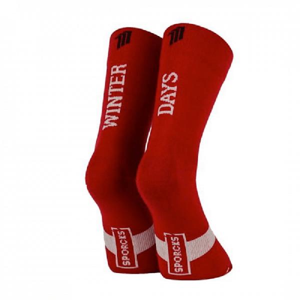 Foto van Sporcks Winter Days Rojo fietssokken