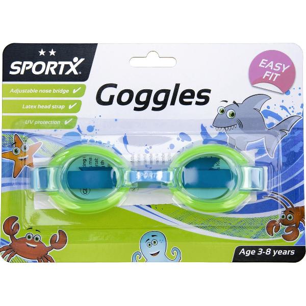 Foto van SportX Kids Duikbril / Chloorbril - Groen