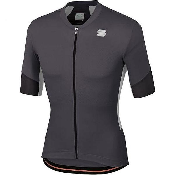 Foto van Sportful GTS jersey korte mouw fietsshirt zwart/wit heren