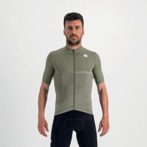 Foto van Sportful Giara fietsshirt korte mouw groen heren XL