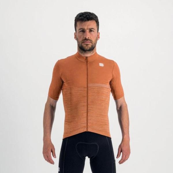 Foto van Sportful Giara fietsshirt korte mouw oranje heren XXL