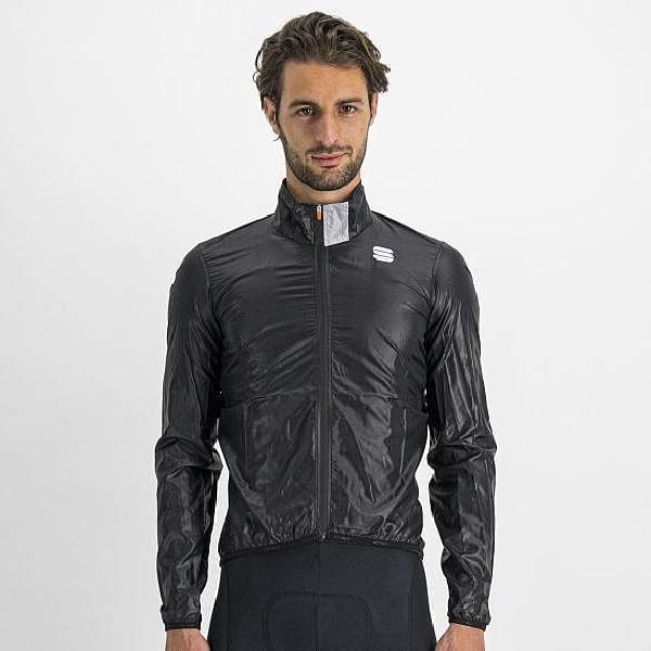 Foto van Sportful Hot pack Easylight fietsjack lange mouw zwart heren