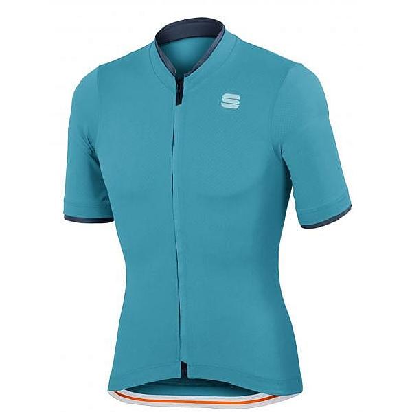Foto van Sportful Infinite jersey korte mouw fietsshirt blauw heren