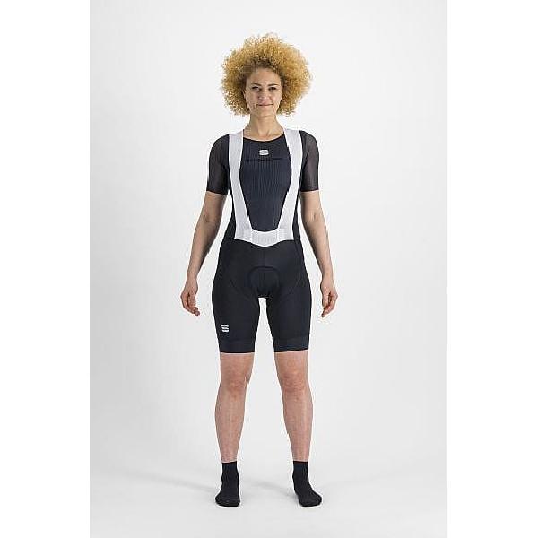 Foto van Sportful LTD Shield fietsbroek kort zwart dames