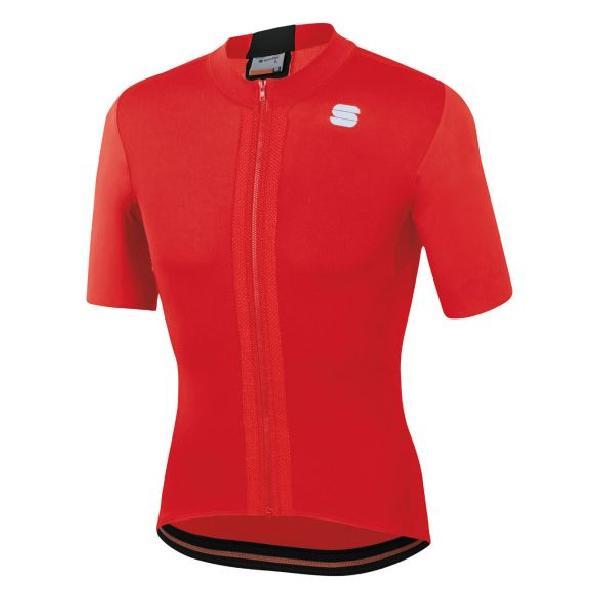 Foto van Sportful Strike fietsshirt korte mouwen rood heren XL