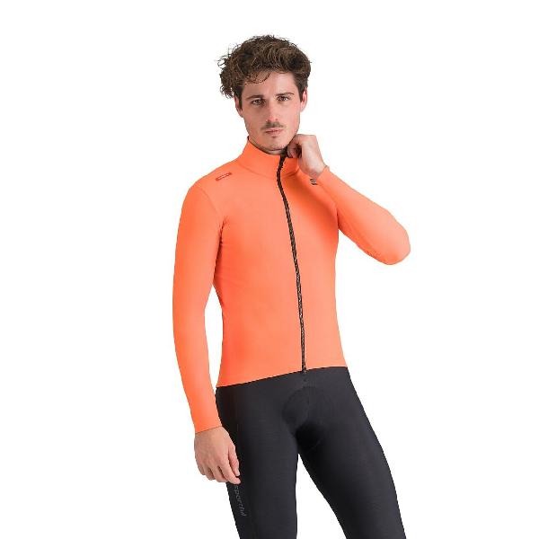 Foto van Sportful fiandre shift jacket bright orange heren