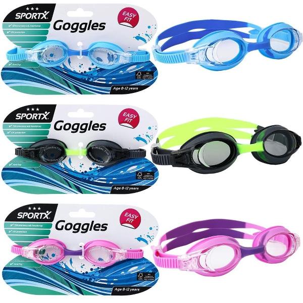 Foto van Sportx Junior Zwembril 3 Sterren Assorti
