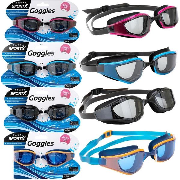 Foto van Sportx Volwassenen Zwembril 5 Sterren Assorti