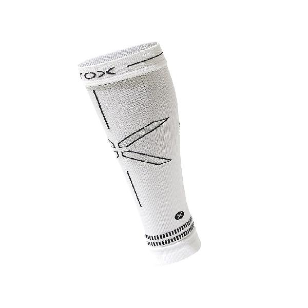 Foto van Stox Running Calf sleeves wit/zwart dames