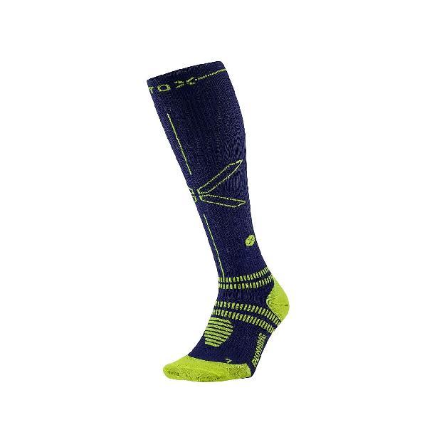 Foto van Stox Running Socks donkerblauw/geel heren