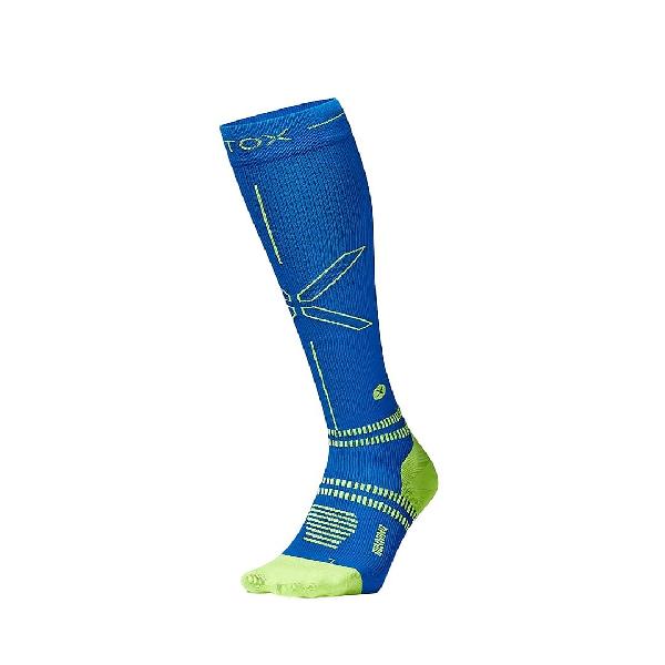 Foto van Stox Running Ultralight Socks blauw/geel heren